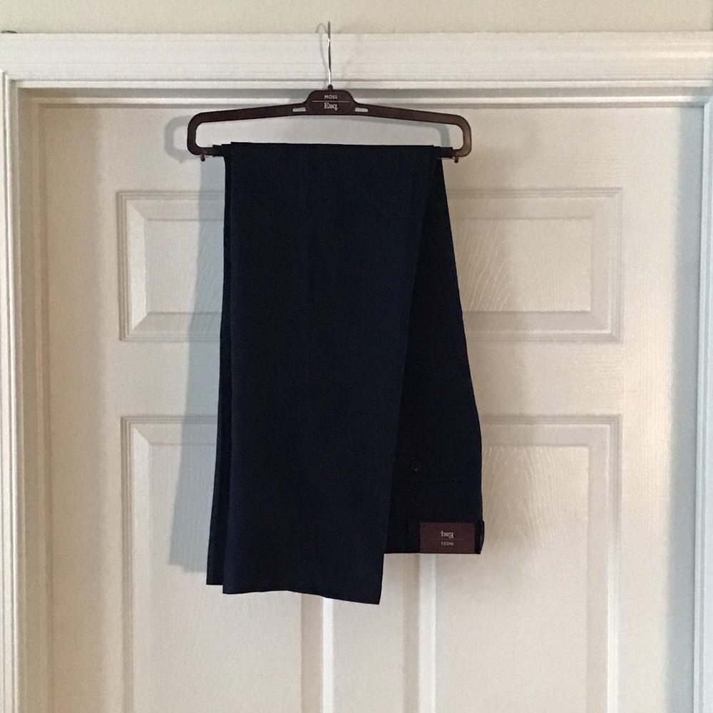 Moss Bro’s Navy Suit Trousers. NWT